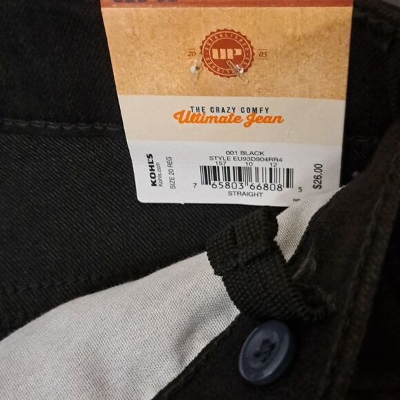 Urbine Pipeline black striaght jeans size 20 NWT - Picture 8 of 10